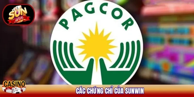 Các chứng chỉ của Sunwin